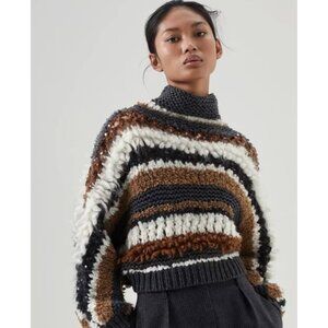 Brunello Cucinelli Cashmere Handmade Sweater Pullover XS